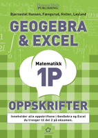 GeoGebra & Excel oppskrifter - 1P - (Digitalt produkt)